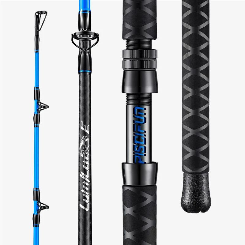 PISCIFUN® Lumicat E Catfish Rods 1 Or 2-Piece Casting Rod Or Spinning Rod 3 PISCIFUN® Lumicat E Catfish Rods 1 Or 2-Piece Casting Rod Or Spinning Rod