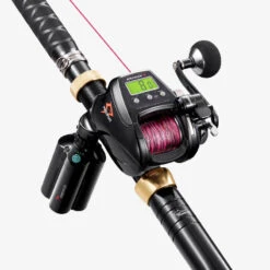 Piscifun® Kraken Electric Reel And Saltflow Boat Rod Combo For Saltwater Fishing