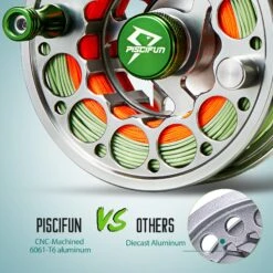 Piscifun Sword Fly Fishing Reel, CNC-Machined Aluminum Alloy Fly Reel 16 Piscifun Sword Fly Fishing Reel, CNC-Machined Aluminum Alloy Fly Reel -Bodyaware Shop 03 b3fd828e 5fa5 47b7 9cae 86724cc24942
