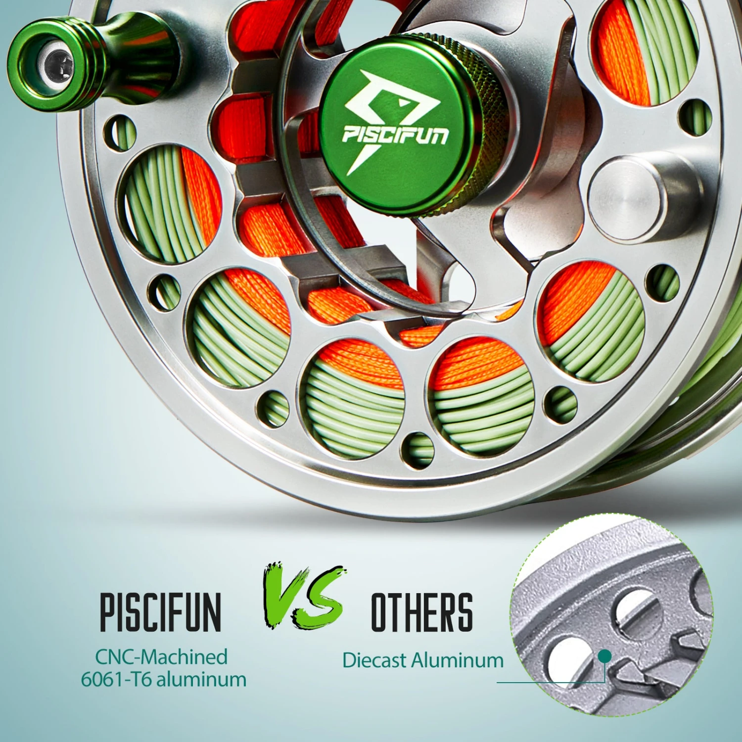 Piscifun Sword Fly Fishing Reel, CNC-Machined Aluminum Alloy Fly Reel 5 Piscifun Sword Fly Fishing Reel, CNC-Machined Aluminum Alloy Fly Reel - Image 3