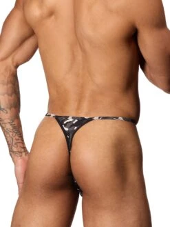Wild Side Hardware Thong -Bodyaware Shop 186 camo side back