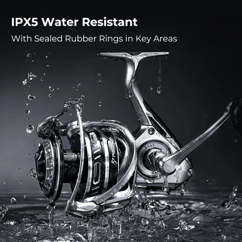 Piscifun®NautiX Saltwater Spinning Reel Aluminum Body Fishing Reel 7 Piscifun®NautiX Saltwater Spinning Reel Aluminum Body Fishing Reel - Image 6