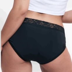 Period Panty - ALWA - Schwarz -Bodyaware Shop 240813 ALWA normal black back