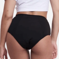 Period Panty - JULE Highwaist - Schwarz -Bodyaware Shop 240819 JULE black back