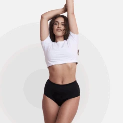 Period Panty - JULE Highwaist - Schwarz