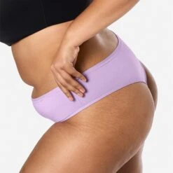 Perioden Tanga - SINA Highwaist - Flieder -Bodyaware Shop 240819 SINA lilac side