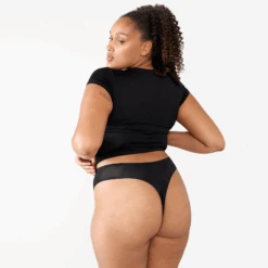 Perioden Tanga - ZORA Sport - Schwarz -Bodyaware Shop 240916 ZORA Curvy full body Shop