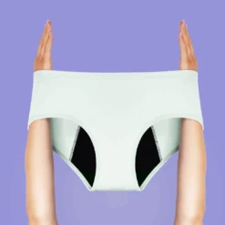 Teen Period Panty - LENE Hipster - Salbei -Bodyaware Shop 241007 LENE Teen salbei