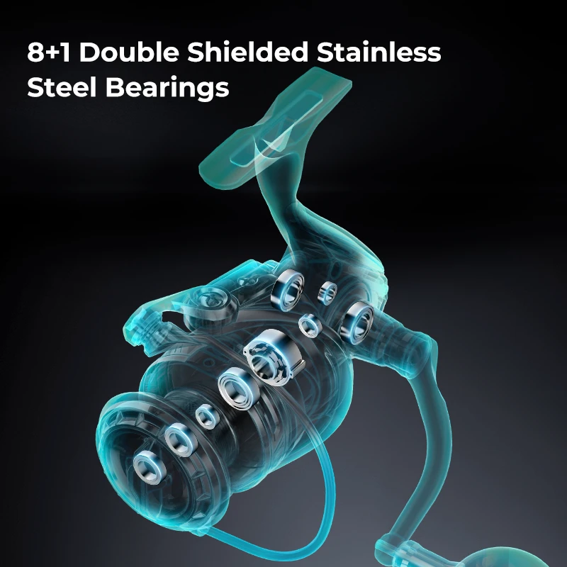 Piscifun®NautiX Saltwater Spinning Reel Aluminum Body Fishing Reel 8 Piscifun®NautiX Saltwater Spinning Reel Aluminum Body Fishing Reel - Image 7