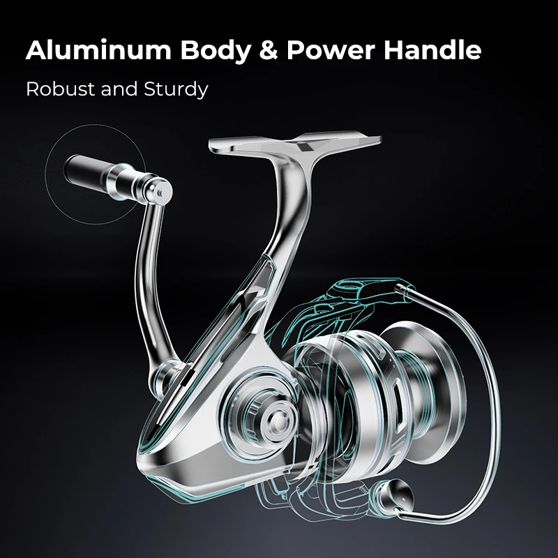 Piscifun®NautiX Saltwater Spinning Reel Aluminum Body Fishing Reel 4 Piscifun®NautiX Saltwater Spinning Reel Aluminum Body Fishing Reel - Image 3