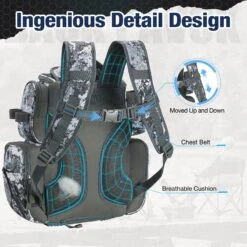 Piscifun® Fishing Tackle Backpack With 4 Trays Large Fishing Gear Bag -Bodyaware Shop 4 2585b7ff 564e 4f05 9e9b 90ba5f8e7cc3