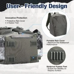 Piscifun® Fishing Tackle Backpack With 4 Trays Large Fishing Gear Bag -Bodyaware Shop 5 232af3ee b60b 4676 a7dc 5ba6a385a479