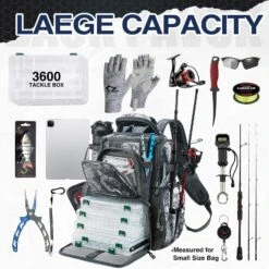 Piscifun® Fishing Tackle Backpack With 4 Trays Large Fishing Gear Bag -Bodyaware Shop 7 81f2684a 4c2a 4bcc b8b3 d3809a1b468b