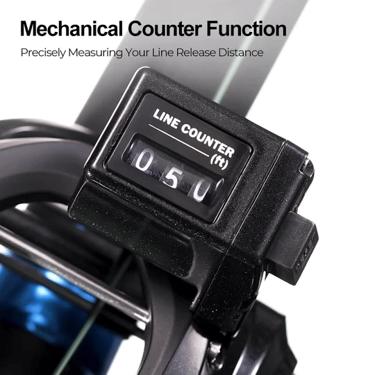 Piscifun® Alijoz 400 LC Saltwater Freshwater Line Trolling Reel With Bait Clicker 4 Piscifun® Alijoz 400 LC Saltwater Freshwater Line Trolling Reel With Bait Clicker - Image 2