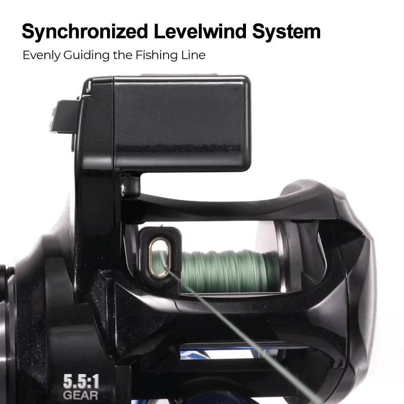 Piscifun® Alijoz 400 LC Saltwater Freshwater Line Trolling Reel With Bait Clicker 6 Piscifun® Alijoz 400 LC Saltwater Freshwater Line Trolling Reel With Bait Clicker - Image 4