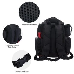 Piscifun® Fishing Tackle Backpack With 4 Trays Large Fishing Gear Bag -Bodyaware Shop BG002 4