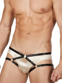 Tackle & Strap Harness -Bodyaware Shop BW black side