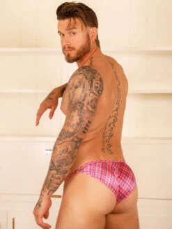 Printed Luxe Satin Mini Tanga