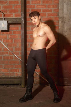 Wild Side Leggings -Bodyaware Shop C177 BK Front