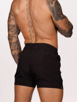 Gym Short -Bodyaware Shop C704 black side3