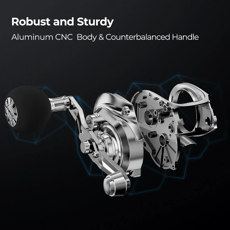 Piscifun® Alijoz Size 300 Low Profile Baitcasting Reel Casting Reels 11 Piscifun® Alijoz Size 300 Low Profile Baitcasting Reel Casting Reels - Image 9
