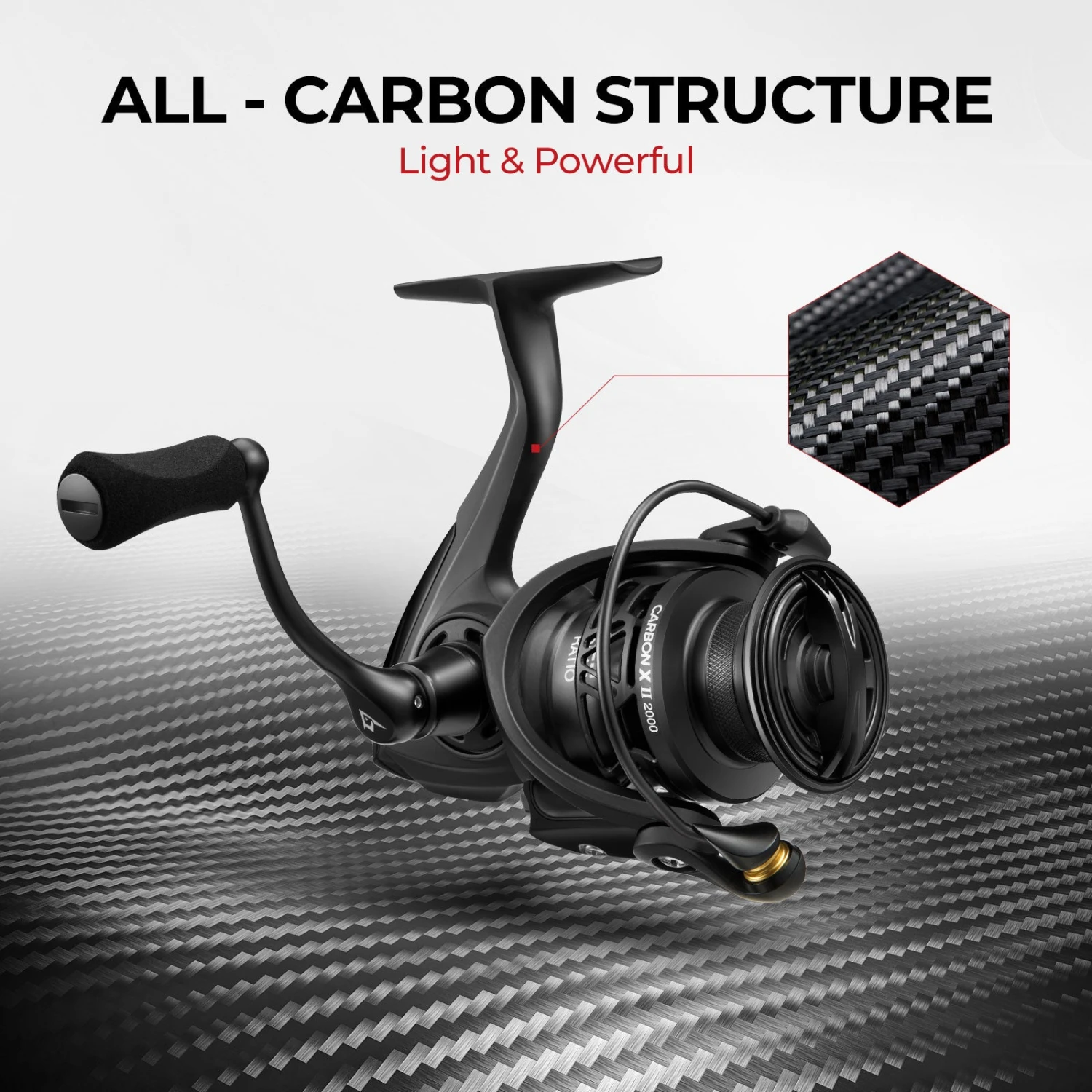 Piscifun®Carbon X II Spinning Reels Best Ultralight Spinning Fishing Reel 6 Piscifun®Carbon X II Spinning Reels Best Ultralight Spinning Fishing Reel - Image 4