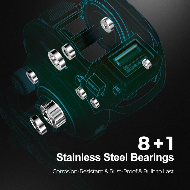 Piscifun® Alijoz 400 LC Saltwater Freshwater Line Trolling Reel With Bait Clicker 11 Piscifun® Alijoz 400 LC Saltwater Freshwater Line Trolling Reel With Bait Clicker - Image 9