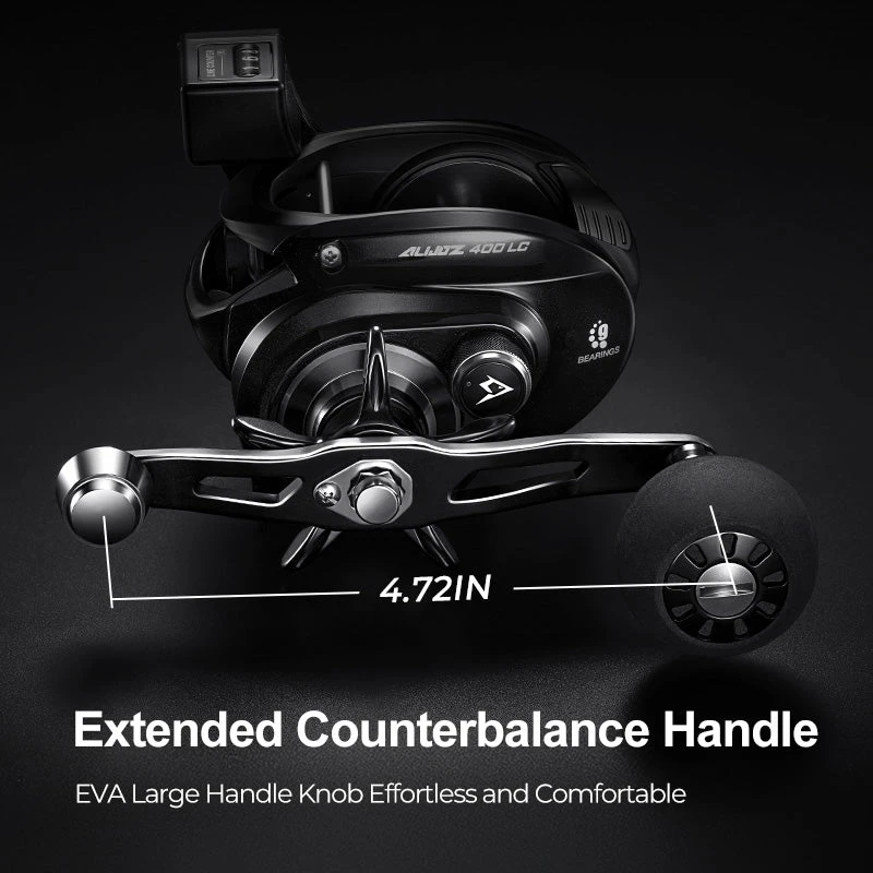 Piscifun® Alijoz 400 LC Saltwater Freshwater Line Trolling Reel With Bait Clicker 7 Piscifun® Alijoz 400 LC Saltwater Freshwater Line Trolling Reel With Bait Clicker - Image 5