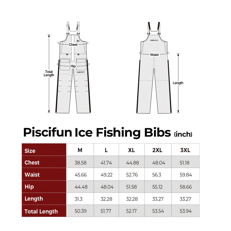 Piscifun Ice Fishing Suit,3 In 1 Heated Jacket,Waterproof Fishing Bib 17 Piscifun Ice Fishing Suit,3 In 1 Heated Jacket,Waterproof Fishing Bib - Image 15