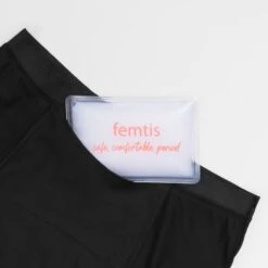 Period Panty - SOFI Highwaist +2 Fempads - Schwarz -Bodyaware Shop Fempad SOFI front