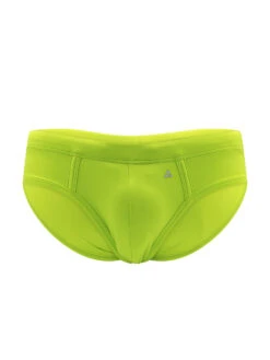 Sport Swim Brief -Bodyaware Shop Ghost Lime S133 Front