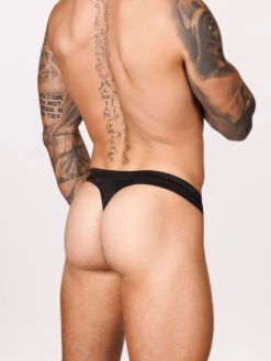 Sweet Thrust Thong -Bodyaware Shop J102 black side2