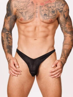 Sweet Shaper Thong -Bodyaware Shop J104 black front
