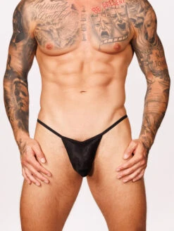 Sweet Mini Thong -Bodyaware Shop J106 black front