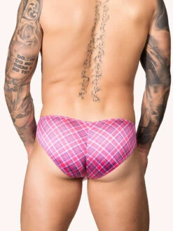 Greek God Brief -Bodyaware Shop K208 plaid back product