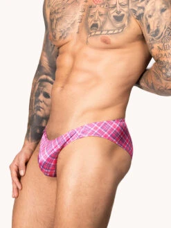 Greek God Brief -Bodyaware Shop K208 plaid side product