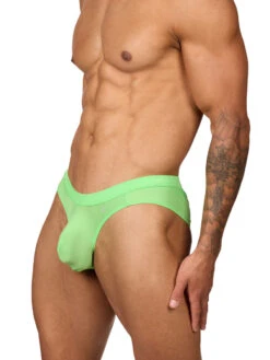 Glow Thrust Brief -Bodyaware Shop M604 lime side