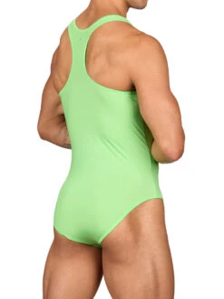 Glow Bodysuit -Bodyaware Shop M610 lime side2