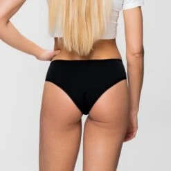 Period Panty - MINA Brazilian - Schwarz -Bodyaware Shop MINA black back