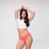 Period Panty - MINA Brazilian - Rot -Bodyaware Shop MINA pink fullbody