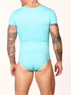 Body Force T-Shirt Zip Bodysuit -Bodyaware Shop N104 tq back