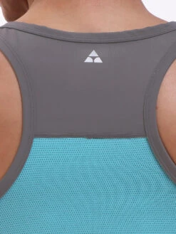 Body Force Sport Tank Top -Bodyaware Shop N105 mens grey tank top back detail