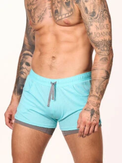 Body Force 2-in-1 Gym Shorts -Bodyaware Shop N106 tq front side