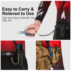 Piscifun® AXP Aluminum Fishing Pliers Lightweight Hook Remover Pliers Split Ring Nose -Bodyaware Shop PiscifunAXPFishingPliers6