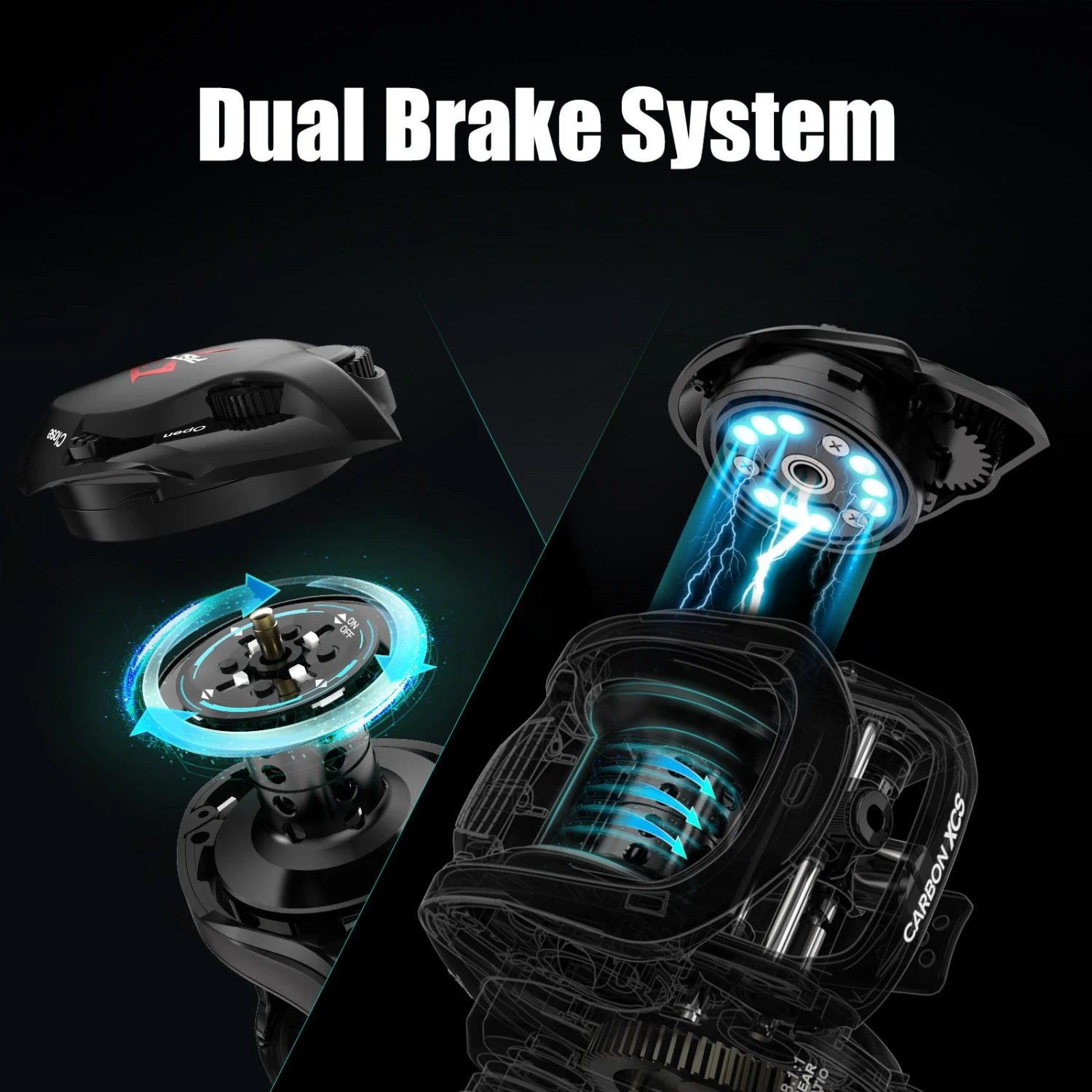 Piscifun Carbon XCS Baitcasting Fishing Reel-Ultra Light To 5.5 Oz, 8.1:1 Gear Ratio Casting Reel 6 Piscifun Carbon XCS Baitcasting Fishing Reel-Ultra Light To 5.5 Oz, 8.1:1 Gear Ratio Casting Reel - Image 5