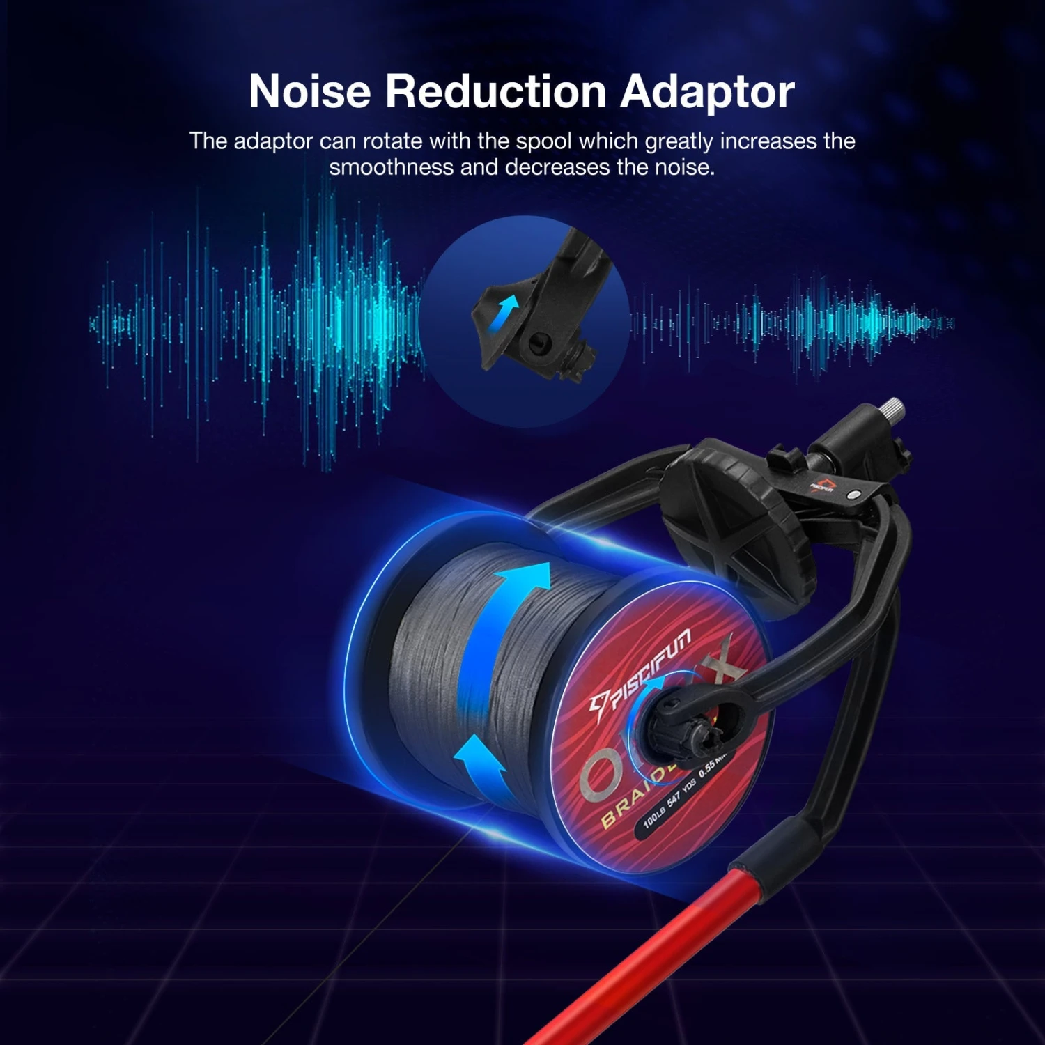 Piscifun® Speed X Fishing Line Spooler Machine 3 Piscifun® Speed X Fishing Line Spooler Machine - Image 2