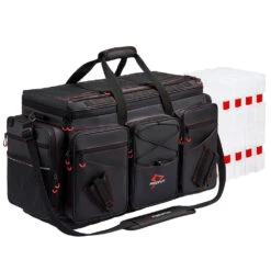 Piscifun® Travel Pro Fishing Tackle Bag With 4 Trays -Bodyaware Shop PiscifunTravelProTackleBag1 1227d742 b933 41ce b3c0 dec91106d79b