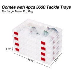 Piscifun® Travel Pro Fishing Tackle Bag With 4 Trays -Bodyaware Shop PiscifunTravelProTackleBag4 in a597f9a6 6b2b 4875 8372 36b447d272b8