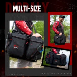 Piscifun® Travel Pro Fishing Tackle Bag With 4 Trays -Bodyaware Shop PiscifunTravelProTackleBag6 4226db10 d469 4907 8361 5a805cdb873f
