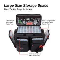 Piscifun® Travel Pro Fishing Tackle Bag With 4 Trays -Bodyaware Shop PiscifunTravelProTackleBagLarge Size 2e9f4924 e5a2 49a9 8ffa 1f6ef49a2b18